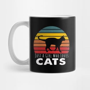 Just A Girl Who Loves Cats Mug